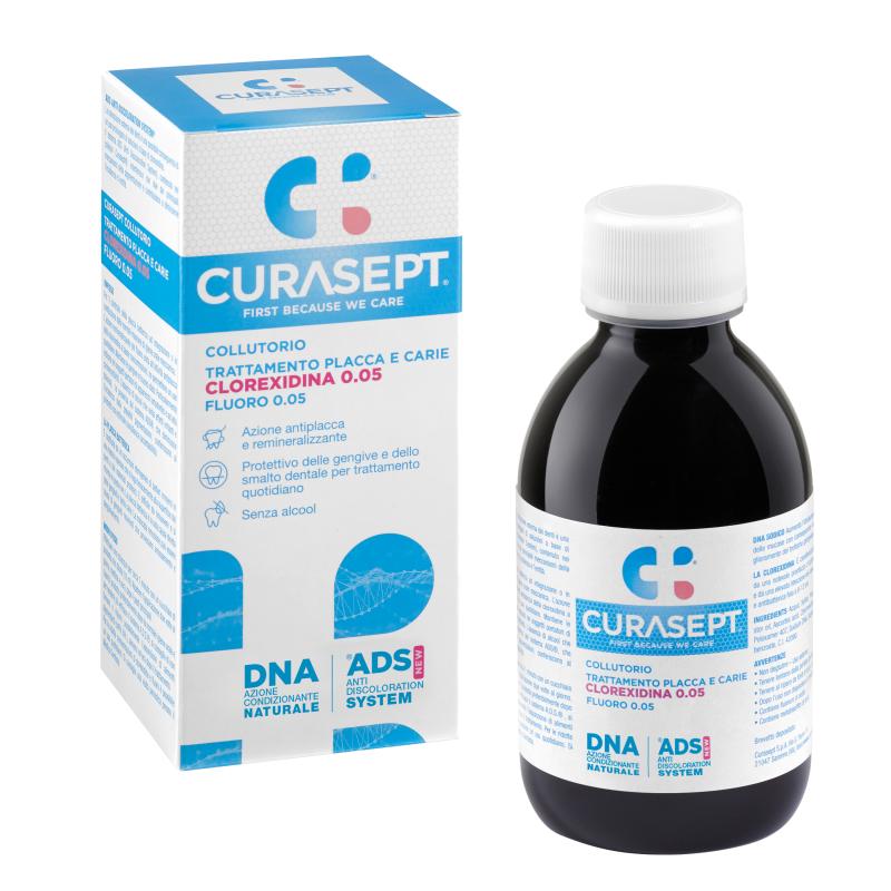 CURASEPT ADS-DNA 205 0,05% chlorhexidín + FLUORID ústna voda 200ml