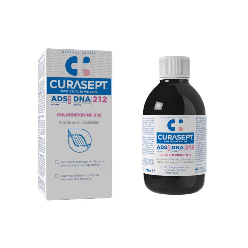 CURASEPT ADS-DNA 212 0,12% chlorhexidín ústna voda 200ml